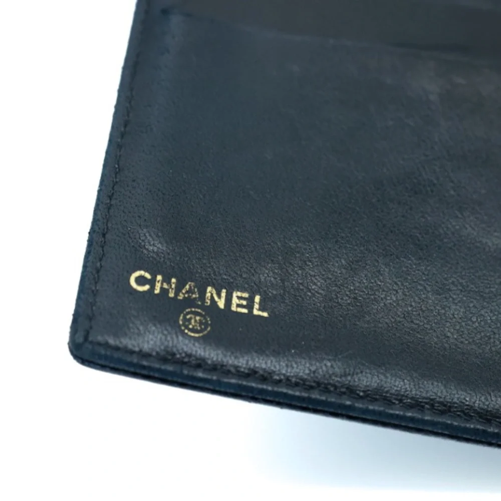 Chanel Black Caviar Leather Wallet